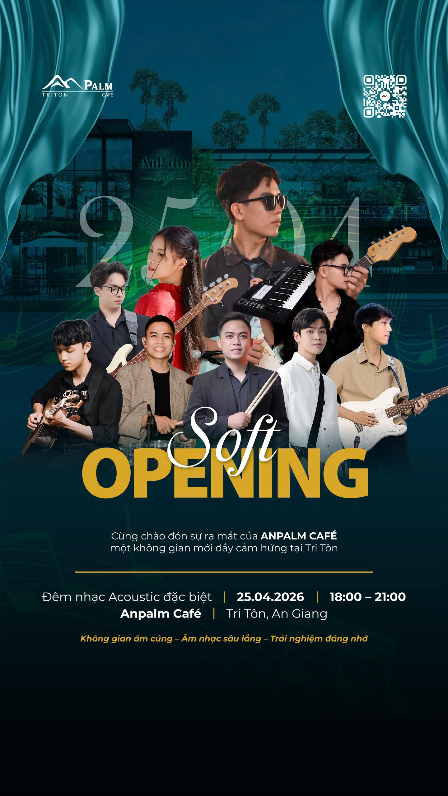 Soft Opening 25.04.2026 — Đêm nhạc Acoustic tại Anpalm Café