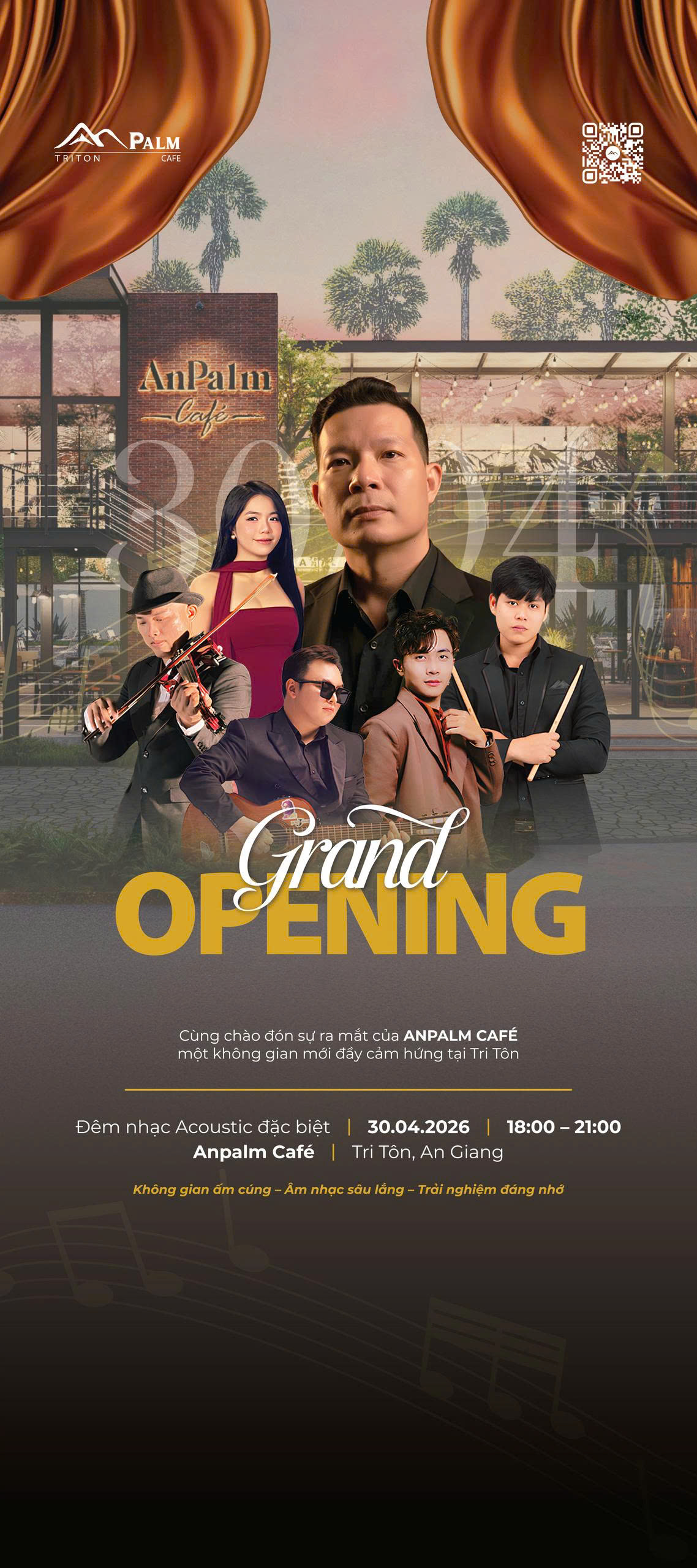 Grand Opening 30.04.2026 — Đêm nhạc Acoustic tại Anpalm Café
